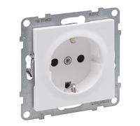LEGRAND, SEANO Prise de courant avec protection de contact accrue, boîte de jonction, bornes enfichables, 16 A, 250 V, couleur : ultra blanc, 765120