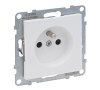 LEGRAND, SEANO Prise standard française/belge, bornes enfichables, avec protection de contact accrue, couleur : ultra blanc, 765180