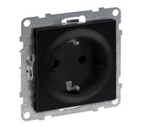 Legrand, SEANO with Netatmo Prise Connectée, Mesure de la Consommation Electrique, Vis ou Griffes d'Expansion, Bornes à enficher Automatiques, Affichage LED, Smart Home, 16A, 3680W, Couleur: Noir,