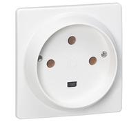 LEGRAND Socle Eclips 3P+T 32A, prise encastrée, blanc, IP20, 400V | 3P+T, 32A, 400V, encastré, 1 prise, bornes à vis, plastique blanc brillant, sans halogène, IP20