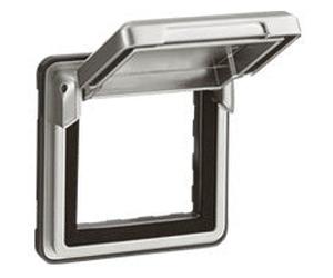 Legrand Soliroc Mosaic Adaptateur avec couvercle 2 modules - 077880