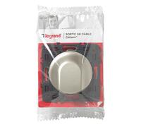 LEGRAND - Sortie de Câble Céliane - Avec Serre-Câble - Pour Câbles Ø5mm à Ø13mm - Connexion par Câble 2,5 mm² - Fabriqué En France - Titane