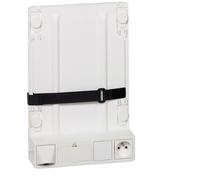Legrand - Support Box Opérateur Adsl Et Fibre Avec 1 Prise 2p+t Et 4 Cordons De Liaison Box Et Coffret 413149
