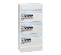 LEGRAND - Tableau Électrique Pré-équipé 3 Rangées Evolué - Equipé de Disjoncteurs Automatiques - Pour Logement T4 - Fabriqué En France - Blanc