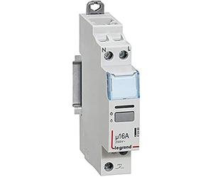 LEGRAND - Télérupteur Unipolaire Silencieux 230V - 16A - Connexion par Bornes à Vis - Pour Commander un Éclairage à Partir de Plusieurs Points de Commande - 1 Module