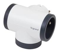 LEGRAND Triplite FB 3x2P+T premium prises latérales rotative USB B/N