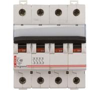 Legrand TX3, Disjoncteur miniature, Type C, IP20, 240 - 415 V