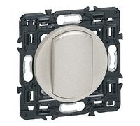 LEGRAND | Va Et Vient 10 Ax Diy Composable N3, Céliane, Interrupteur Avec Enjoliveur Titane, Connexion Rapide Sans Outil, Compatible Avec Plaques De Finition Personnalisables