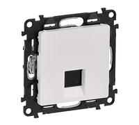 LEGRAND, Valena Life 753142 Prise RJ45 catégorie 6 UTP avec plaque de recouvrement et cadre de support
