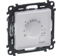 Legrand Valena Life Thermostat d'ambiance électronique avec contact inverseur Ultra blanc 752133