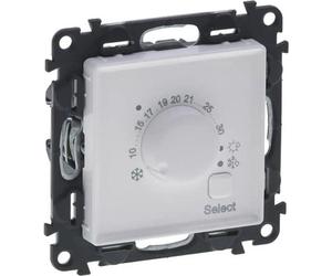 Legrand Valena Life Thermostat d'ambiance électronique avec contact inverseur Ultra blanc 752133