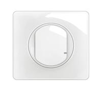 LEGRAND Variateur de lumière 2 fils sans neutre, Céliane, blanc, 125W | 2 fils sans neutre, encastré, blanc brillant, toutes lampes LED dimmables, mémoire de luminosité, 125W, compatible boîte40mm