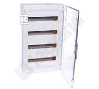 Legrand XL3 125 Coffret saillie 72 modules porte transparente 401659