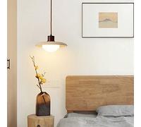 LEGZIT Pastorale Japonaise Simple Pendentif Lumière Creative Travertin Lustre Chambre Lumière De Luxe Art Suspension Lampe Nordique Restaurant Lustre De Chevet Petit Plafonnier