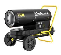 LEHMANN Canon à Chaleur Diesel 30 kW, Chauffage de Chantier, Canon à Air Chaud 720 m³/h, Chauffage Soufflant Diesel, Réservoir 22 L, Thermostat, Chauffage d’Atelier et Entrepôt