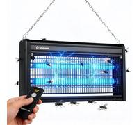 LEHMANN Lampe Anti Moustique Electrique, 30 W, Appareil Anti Mouches, Insectes, Moustiques sans Produits Chimiques, Commande à Distance, Silencieux, UV Tue Mouche pour Surfaces Jusqu’à 300 m²