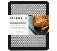 LEHRMANN plaque de cuisson perforée 44 x 35 cm avec revêtement antiadhésif sans PFAS - plaque de rechange adaptée et compatible avec certains fours Bosch, Neff et Siemens