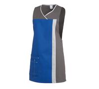 Leiber Tablier de cuisine pour dames 08/2527/0712 bleu royal/gris II