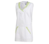 Leiber Tablier de cuisine pour femmes 08/2526/0187 Blanc/vert clair I