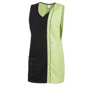 Leiber Tablier de cuisine pour femmes 08/2541/1087 Noir/vert clair III