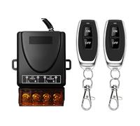 LEIBOCHAO Interrupteur sans Fil de Télécommande Haute Puissance 433Mhz, AC 220V 30A, Telerupteur pour Lumière, Pompe à Eau, Appareils Ménagers, Irrigation Agricole, Distance de Contrôle à Moins de 20M