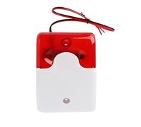 LEIBOCHAO Sirene Alarme 220V, Sirène Stroboscopique Filaire, Alarme Lumineuse Sonore, Dispositif d'Avertissement de Sécurité - Bonne Isolation, Résistant Aux Chocs, Buzzer à Décibel Élevé