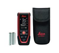 Leica D2-2 Télémètre Dans Un Étui - Bluetooth / NFC - Rouge - 150 M - IP54