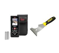 Leica DISTO X4 - télémètre Laser Robuste avec Bluetooth et caméra pour des mesures dans Les environnements Les Plus rudes & Stanley 0-28-206 Riflard Outil 5 en 1 Multifonctions, Multicolore, 76 mm