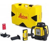 LEICA LASER Rugby 640 à batterie avec coffret et cellule de réception Rod Eye 160 6006000