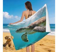 Leichong Serviette de Plage Londres Big Ben, 3D Amour Romantique Serviette de Bain Microfibre, Drap de Plage Séchage Rapide e Anti Sable pour Piscine Voyage Couverture, 75x150 cm