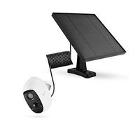 LEICKE Panneau Solaire pour EZVIZ C3A Caméras de sécurité IP externes sans Fil Batterie Rechargeable,résistant aux intempéries,Montage réglable,Alimentation électrique|Câble 3,6m