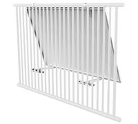 LEICKE Support de centrale de balcon pour tous les panneaux solaires I Support de panneau solaire en alliage d'aluminium robuste I Balustrade Balustrade Fixation de centrale de balcon Angle réglable 0