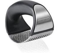 Leifheit Presse-ail Knobi King, manuel en acier inoxydable de qualité supérieure facile à utiliser, Presse ail bascule au design innovant, coupe ail inox convenant au lave-vaisselle