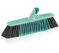 Leifheit 45033 Xtra Clean Tête de Balai pour Parquet Plastique Bleu 30 cm | Compatible avec les manches Click System de Leifheit, structure innovante, poils naturels, idéal pour parquet et stratifié