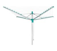 Leifheit 85285 Séchoir jardin parapluie Linomatic 400 Easy - 40 metres avec syteme Easy-Lift. rétractation automatique des fils