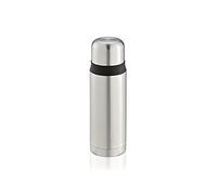 Leifheit Bouteille isotherme Coco 0,5L, Thermos café et thé à double paroi en acier inoxydable, Gourde isotherme résistante aux chocs à fermeture à vis antifuite, 100% étanche