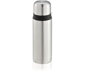 Leifheit Bouteille Isotherme Coco 500 ml, thermos 100% étanche, gris | Gourde isotherme étanche à double paroi en acier inoxydable, 12 h chaud / 24 h froid, gourde de voyage résistante aux choc