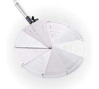 Leifheit Couvercle anti-projections, Grille anti-projections en Acier Inox | Protège contre les éclaboussures, pour poêles jusqu'à 28 cm de diamètre, couverture réglable, compatible lave-vaisselle