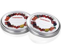 Leifheit Couvercle de rechange pour pot à confiture, Lot de 10, pour bocaux Leifheit avec ouverture de Ø 66 mm : pot en verre 167 ml réf. 3176, bocal hexagonal 314 ml réf. 3210, pot 250 ml réf. 36003