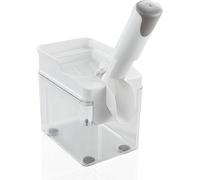 Leifheit Dénoyauteur à cerises Cherrymat 3.0, facile à nettoyer, récipient collecteur, Blanc
