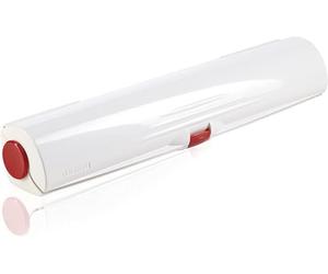 Leifheit Dérouleur coupe-film Perfect Cut, pour rouleaux jusqu'à 33 cm | Dévidoir pour papier aluminium et film alimentaire, découpe nette et précise, remplacement rapide et facile des rouleaux