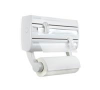 Leifheit Dérouleur mural Parat F2 ComfortLine – 3 rouleaux, lames tranchantes, blanc