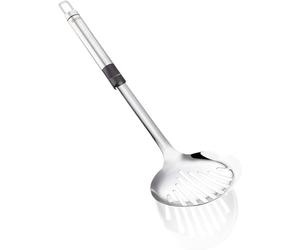 Leifheit Écumoire ProLine, Ustensile de cuisine en Acier Inoxydable | Grande cuillère au design moderne, également idéale pour le service à table, entretien facile, manche ergonomique