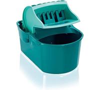 Leifheit Essore-housse Profi Compact, seau essoreur pour housse de nettoyage, seau nettoyage 8 L avec anse de transport, pratique et sans effort