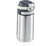 Leifheit Flip Bouteille Isotherme Avec Joint Hermétique Et Résistant À La Chaleur 350 Ml Argent