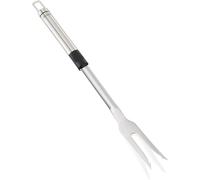 Leifheit Fourchette à viande ProLine, Grande Fourchette à viande de 37 cm | Grande fourchette à griller et de service, manche ergonomique, œillet de suspension, en acier inoxydable et plastique noir