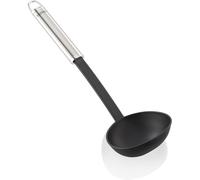 Leifheit Grande Louche Sterling, Louche en Nylon et Acier Inoxydable | Nylon résistant à la chaleur jusqu'à 160 °C, protège les surfaces sensibles des poêles, compatible lave-vaisselle