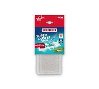 Leifheit Housse Anti-poussière SUPERDUSTER Floor M, mop Balai Lavable avec Housse en Microfibre, Balai Plat utilisable à Sec sur carrelage, stratifié ou parquet, Laver au Lieu de Jeter