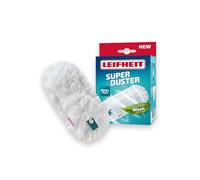 Leifheit Housse Anti-poussière SUPERDUSTER, Housse pour plumeau Lavable en Microfibre, pour Les Grandes Surfaces et Les recoins, Laver au Lieu de Jeter
