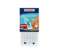 Leifheit Housse Clean Twist/Combi XL micro duo, housse de rechange en microfibres pour balai à plat Combi, housse pour balai nettoyante et absorbante 52017 Blanc 49 x 16 x 9,5 cm